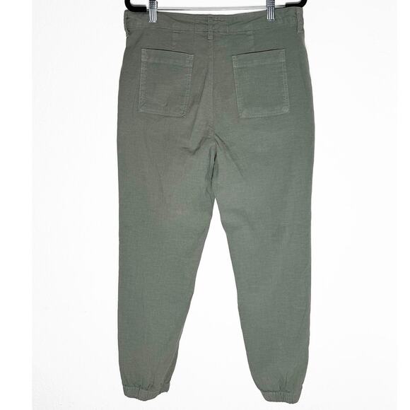 Frank & Eileen Women's Jameson Utility Jogger Cotton High Rise Tapered Pants 8 - Picture 5 of 11